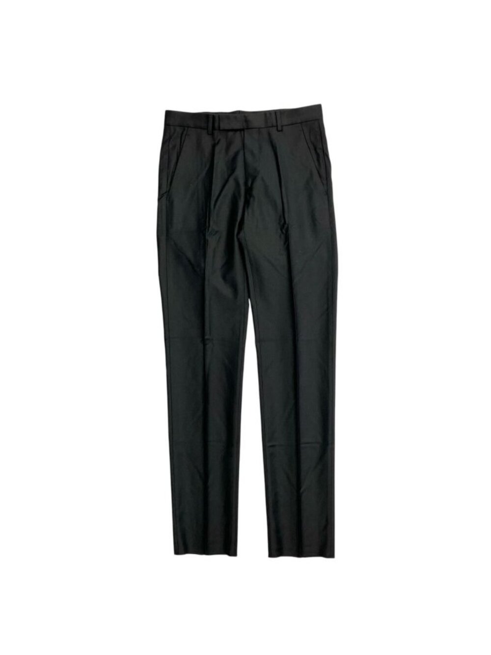 Dior Gabardine Wool Trousers Pants Business Black 44